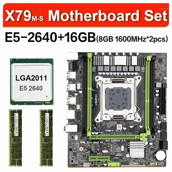 

tablet pc motherboards x79 m-s 2.0 motherboard set with xeon e5 2640 cpu 2pcs gb=16gb 1600mhz 12800 ddr3 ecc reg memory m-atx pci-e nvme m.2