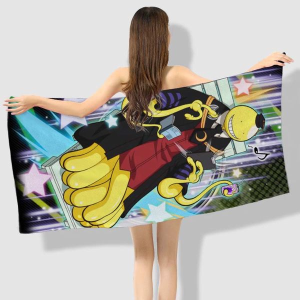

anime manga assassination classroom bath towel beach towel 001