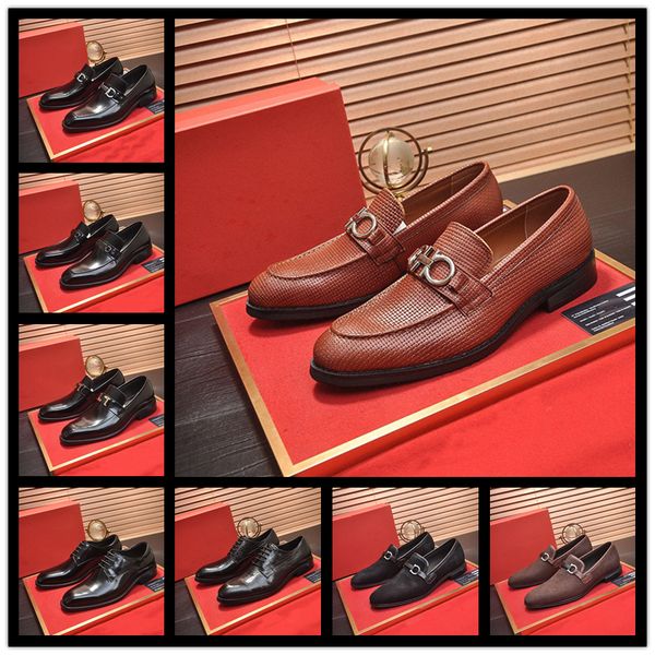 

iduzi man shoes patent leathe men dress shoes luxury carved 2021 fashion design wedding office men formal shoes, Black