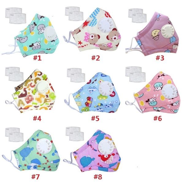 

air breathing cartoon ventilation valve baby thin children's mask designer masks with pm2.5 filter t9i00469
