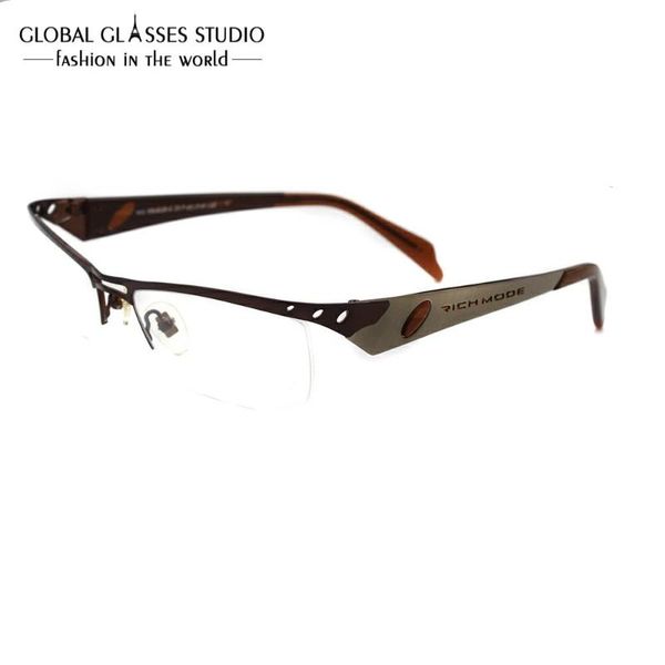 

new fashion italy design glasses for men or women brown acetate eyeglasses eyewear rm00614-c17, Black