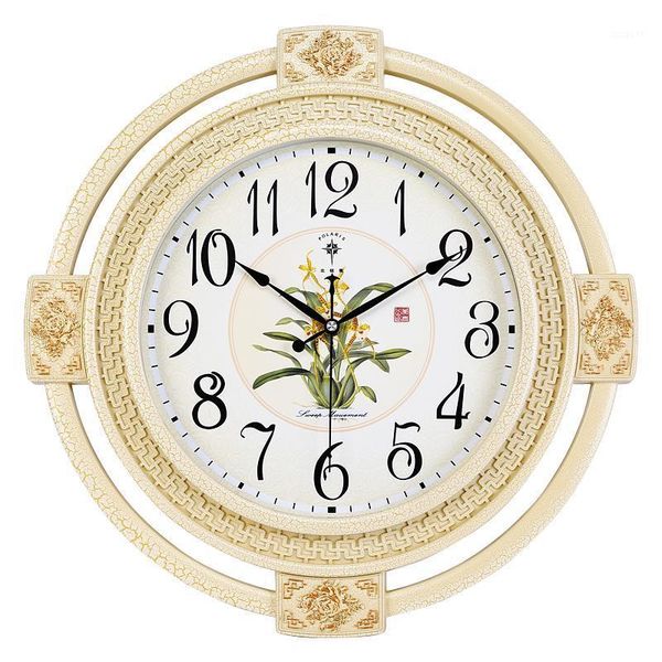 

large luxury wall clock silent vintage unique wall clock golden novelty living room home watch zegar scienny nordic decor ac50zb1