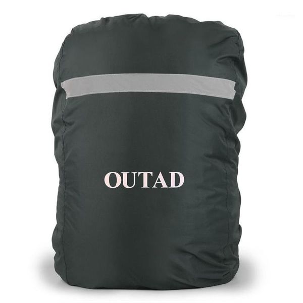 

outdoor bags outad reflective waterproof backpack rain cover sport night cycling safety light raincover bag camping hiking bags1