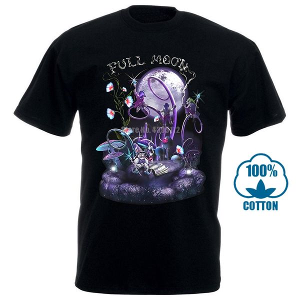 

full moon men's tshirt uv reactive glow in blacklight psychedelic festival goa men t shirt 100% tee sport hooded sweatshirt hoodie