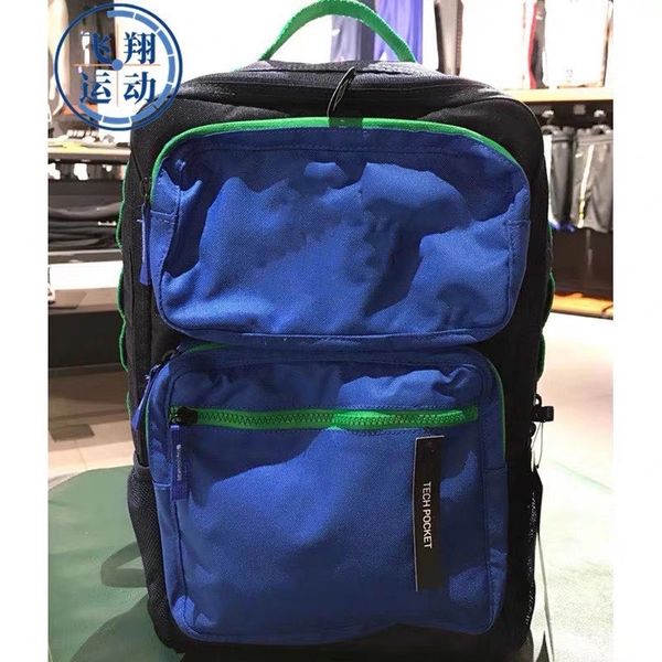 

2019 brand men sport backpack shoulder bag cross body casual bags polyester black b20122402y