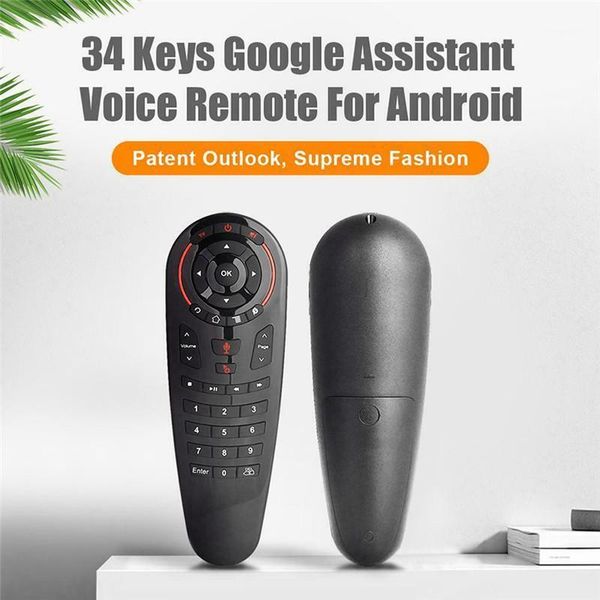 

smart voice air mouse remote control 2.4g wireless voice remote control gyroscope sensor smart for game android tv box1