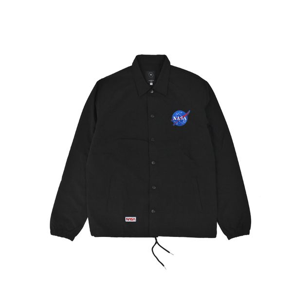 Treinador da NASA e astronauta jaqueta street skate primavera outono jaqueta de algodão de algodão elegante Bordado NASA Curto Windbreaker