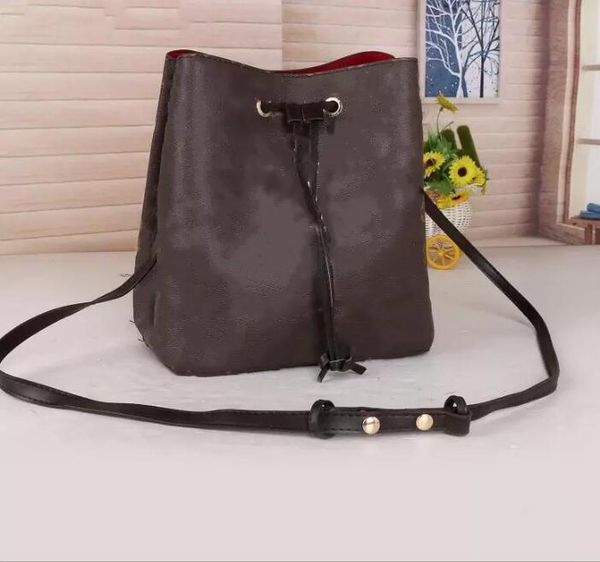 

2022 design bran famous handbags neonoe shoulder bags leather bucket bag women flower printing crossbody bag purse twist