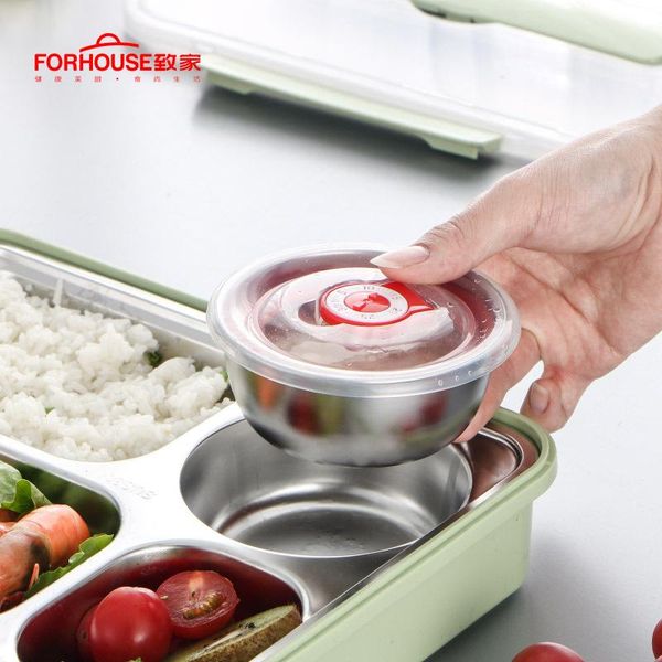 

1700 мл нержавеющая сталь 304 коробка для обеда с ложкой утечка обед обед bento ящики посуды microwave детей еда контейнер sqcqyp