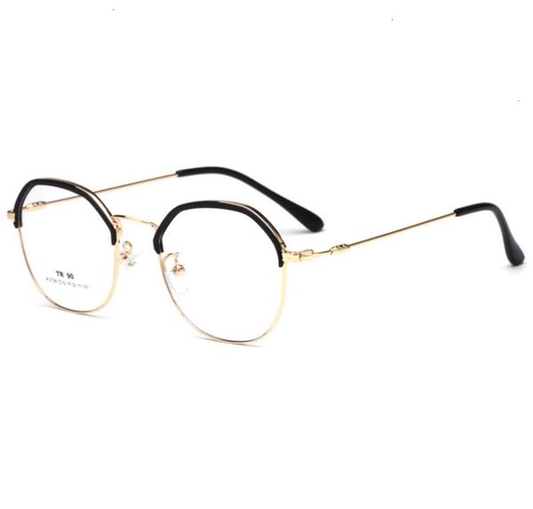 

a1 around mounting metals women full frame glasses retro popular computer reading glass 2738olo, White;black