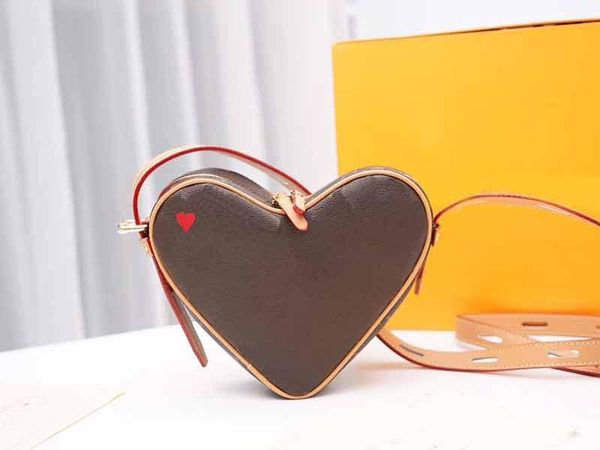 

2021 new fashion love heart crossbody messenger bags good quality tote clutch handbags purses