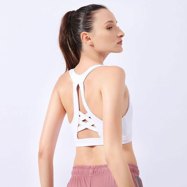 

gym clothing adjustable underwear fitness sports bra women bras quick dry running shockproof shapes push up yoga, White;black