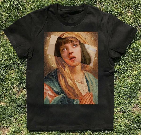 

pulp fiction virgin - ave wallace - футболка подарок для menwomen harajuku топы мода классический майка спортивная с капюшоном hoodie