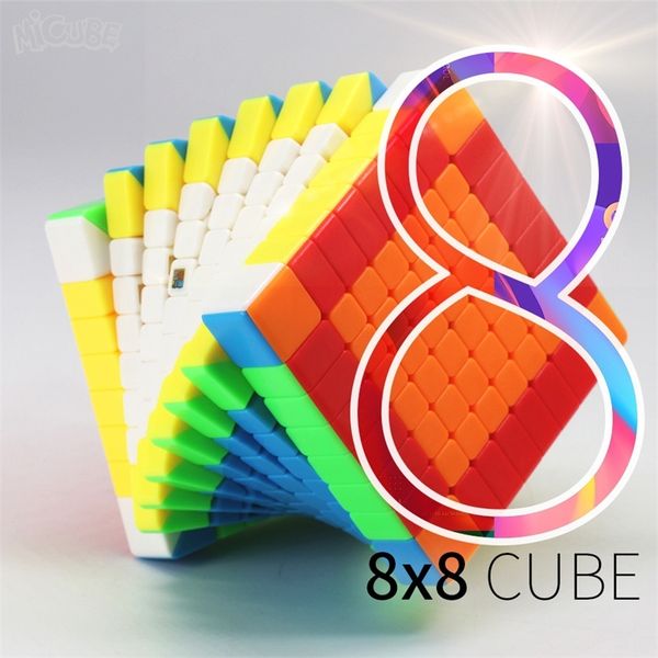 

moyu mf8 8x8x8 cube 8layers magic speed cube puzzle 8x8 black stickerless neo cubo magico 8*8*8 education toys for children y200428