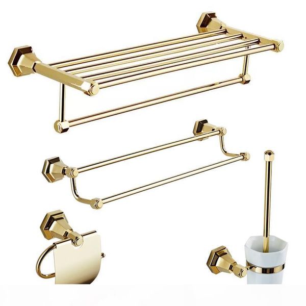 

european style bathroom hardware set wall mounted chrome finish towel rack set wall mounted bathroom accessories set solid brass bbyedr