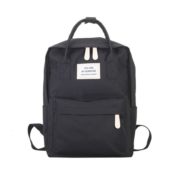 

hbp non-brand backpack girls' small waterproof canvas fresh female korean college style schoolbag students inschaohuo 1 sport.0018