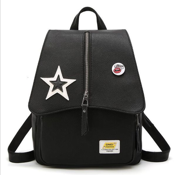 

brand designer fashion women lady zipper bag backpack travel bag two styles