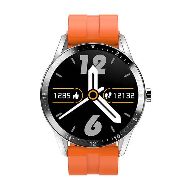 

bracelet business arrivals g20 smartwatch large touch full men women monitor 2020 sport fitness heart style androi rate for ios new ibejc, Slivery;brown