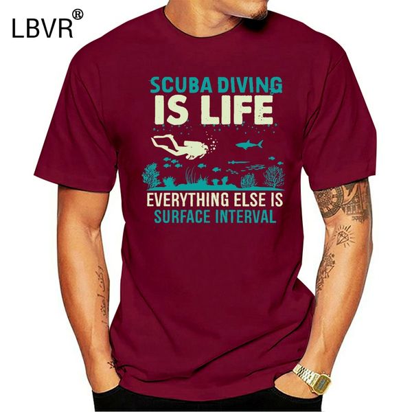 

2019 summer hip hop casual fitness funny scuba dive is life everything else surface standard hoodie designers t shirts sweatshirt