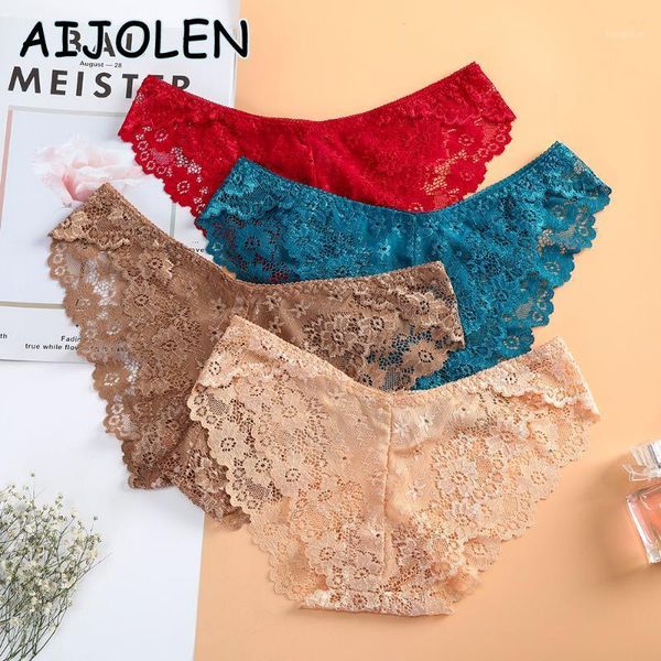 

aijolen lace thong and g-string cutout cute solid color underwear low waist breathable ladies close-fitting panties1, Black;pink