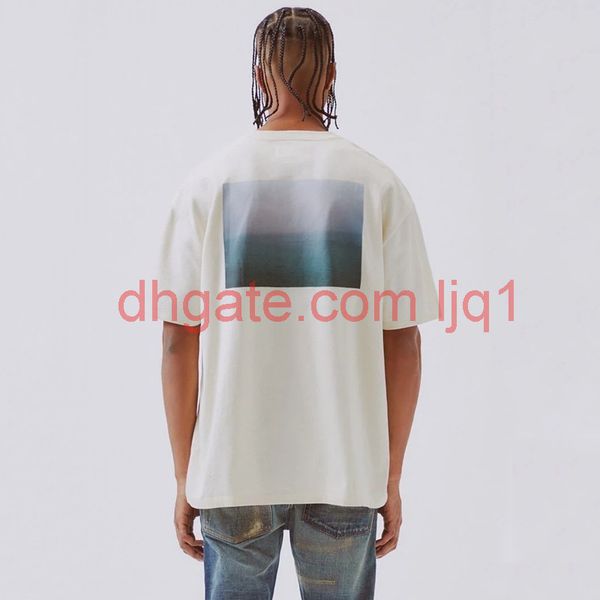 

19ss boxy p t-shirt new classic casual short sleeve street hip hop men women summer tee cool t shirt size s-xl, Black