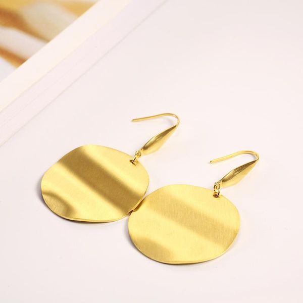 

oufei stainless steel drop earrings for women fashion jewelry accessories novelties earrings 2020 bohemian wholesale lots bulk, Silver