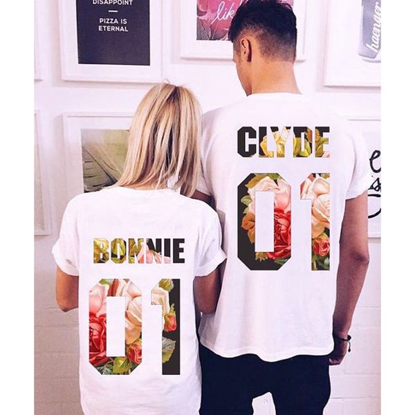 

summer plus size print men summer bonnie and clyde couple clothes valentine's day gift t hoodie designers t shirts sweatshirt