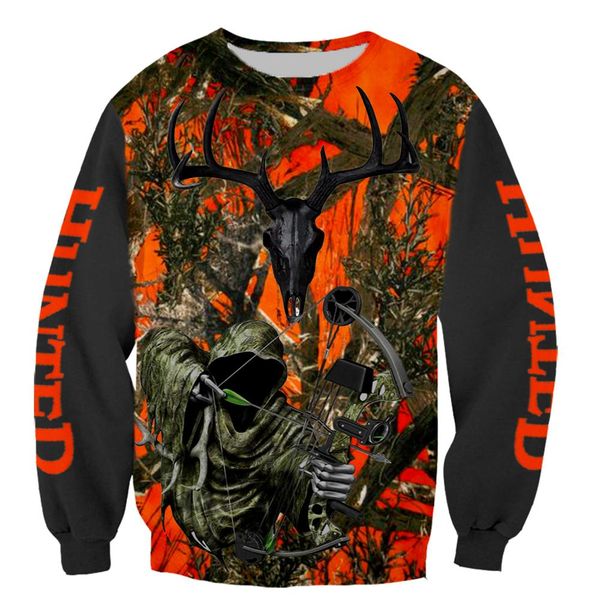 

3d all printing beautiful elk deer hunting cool /hoodies/ sweatshirts/summer 3d print shirts humor funny harajuku men clothing