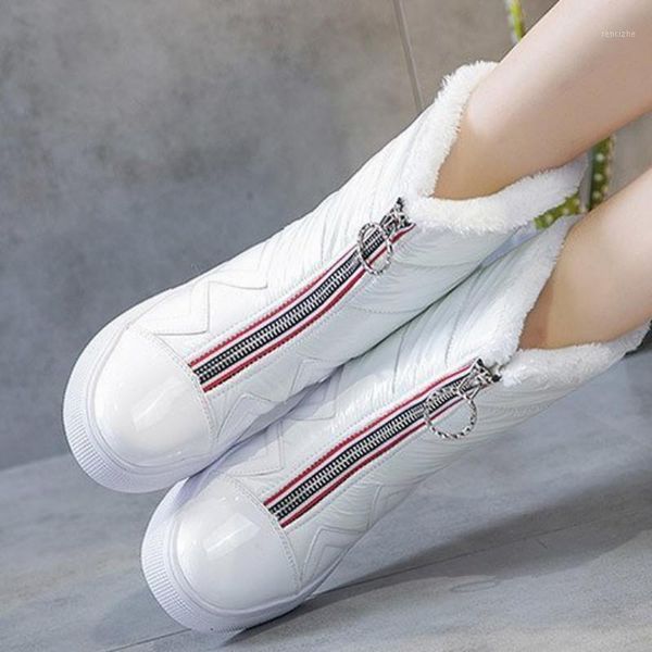 

boots 2021 women winter snow boot ladies waterproof rain female shoes warm fur mother plue u11-101, Black