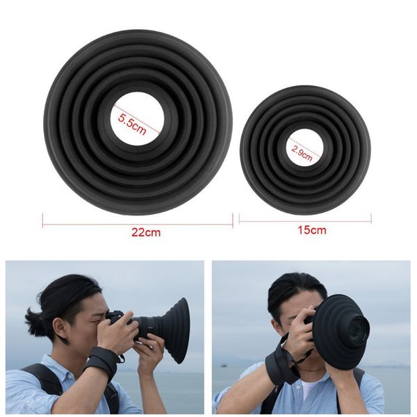 

camera lens hood silicone anti-reflective image video for pgrapher l &s