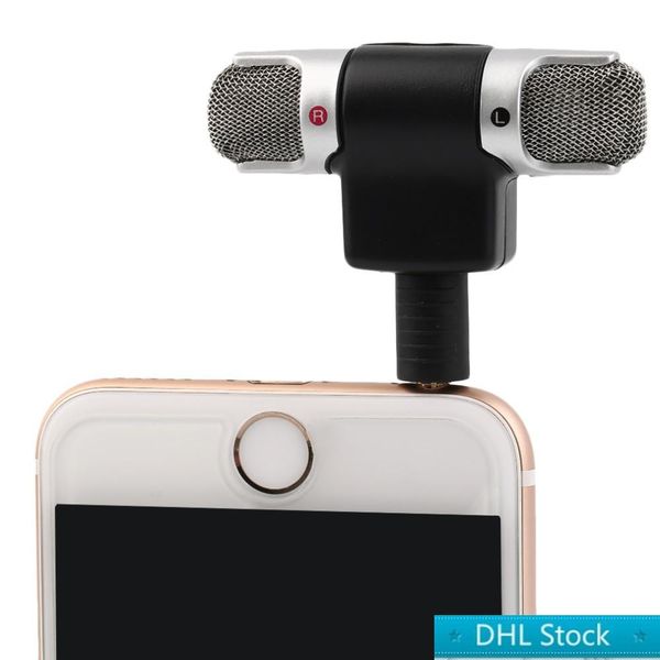 

dhl ecm-ds70p portable mini mic digital stereo microphone dual soundtrack for recorder pc mobile phone new arrival