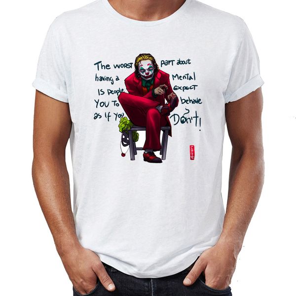 

men's t shirt joker joaquin phoenix we live in a society awesome artwork printed tee sport hooded sweatshirt hoodie