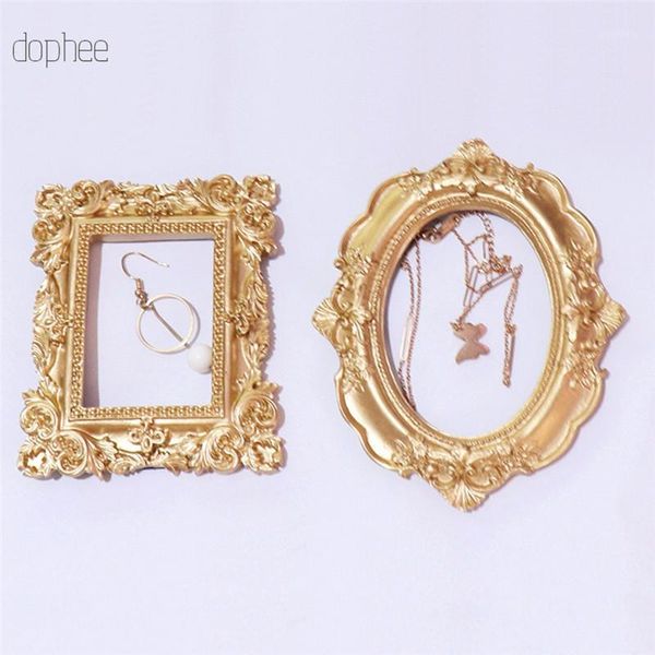 

frames dophee 1pc retro po frame gold picture home decor nordic-style pography hanging relief creative frame1