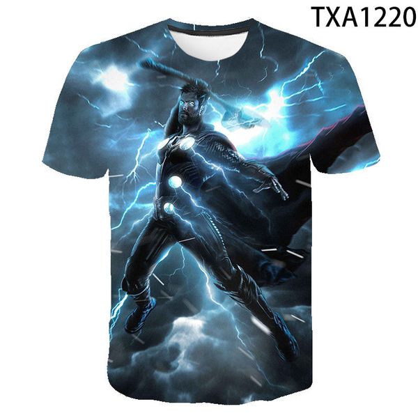 

boy girl thor summer cool 3d print shirts funny kawaii harajuku men clothing
