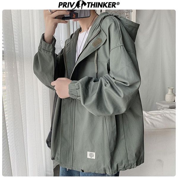 

2020 autumn men's korean hooded jackets male loose baseball large size jacket men collage streetwear coat s-5xl1, Black;brown