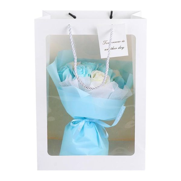 

1 set of romantic soap rose gift box valentine's day rose bouquet gift for lover