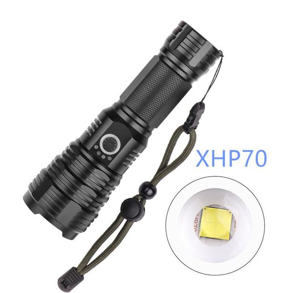 

dropshipping мощный светодиодный фонарик xhp 90,2 лампы масштабируемые 3 режима освещения факела поддержки для mircro charging охота лампы s