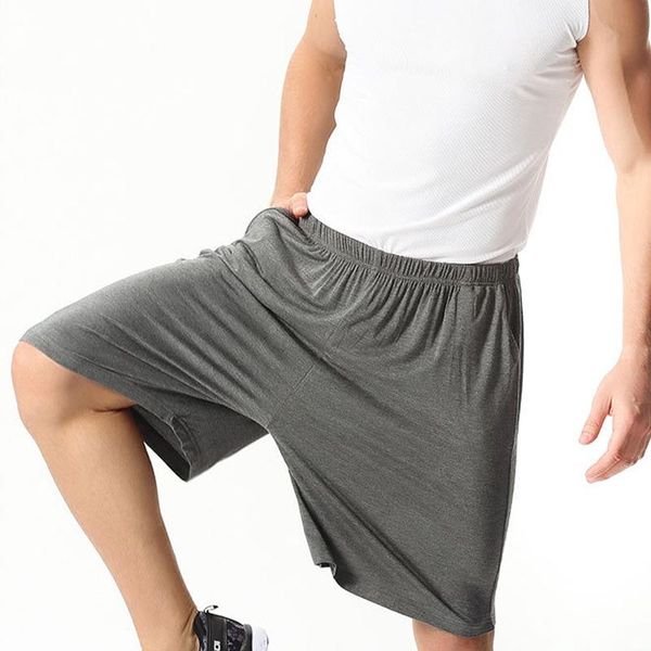 

men's shorts 7xl black plus size 95% cotton home pajamas pants loose fat large casual outer men fashion, White;black