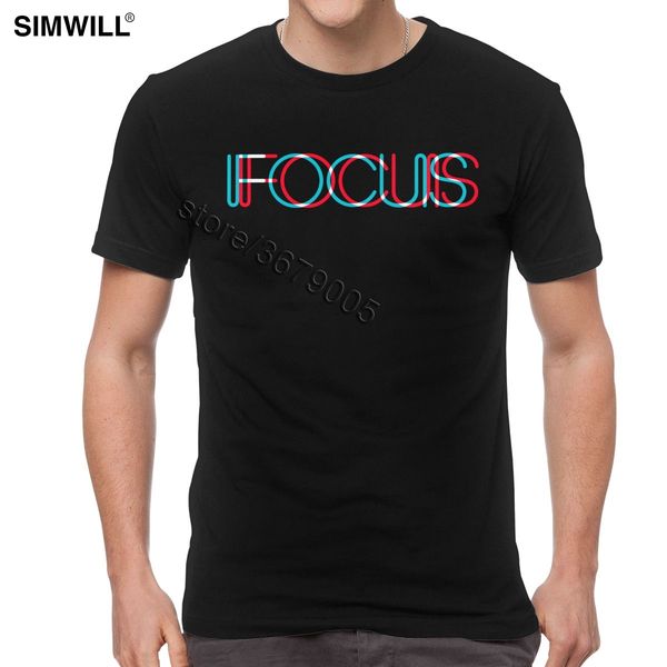 

sport mens dizzy focus t-shirt unique pop art letters t shirt short sleeve soft cotton printed summer tee round neck awesome clothing