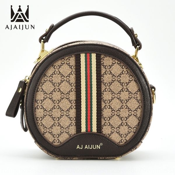 

small number of women's shoulder s floral letter round bag 2020 new fashion mini portable single shoulder messenger bag fy6do