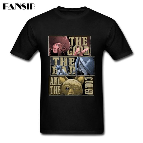 

мужчины tshirts улица белый с коротким рукавом на заказ футболки для мужчин cowboy bebop аниме корги подростковая одежда топы спортивные тол