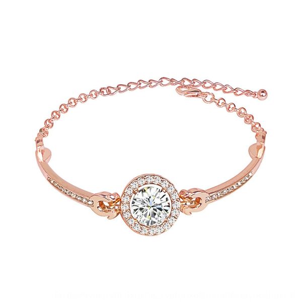 

rose gold popular with eight hearts and eight arrows simple women's korean crystal floor stall bracelet crystal bracelet fxzp3, Golden;silver