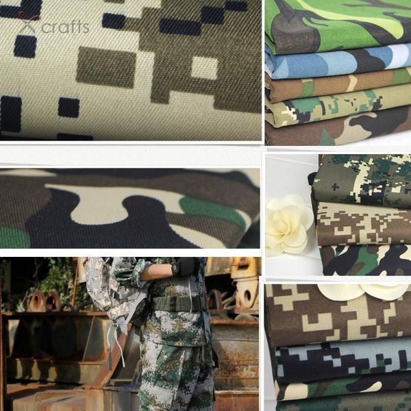 

ppcrafts camouflage fabrics of pure cotton army green uniforms field digital urban desert camo cloth1, Black;white