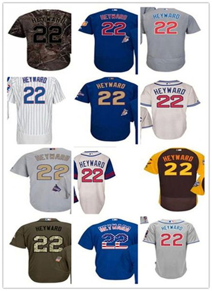 

custom chicago cub leave name number 22 jason heyward baseball jersey men women youth jerseys, Blue;black