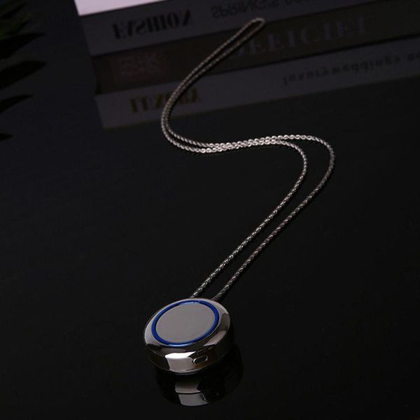 

air purifier usb portable wearable necklace negative ionizer anion air cleaner l41a