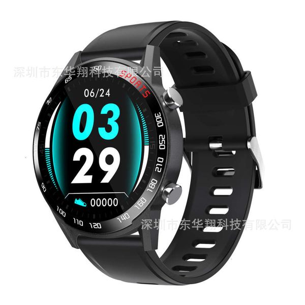 

new intelligent t23 circle touch temperature detection exercise oxygen blood prsure waterproof meter step bracelet wa