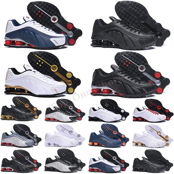 

new 2021 deliver r4 shoes for mens triple black white gold oz nz 301 sneakers mens trainers shoes size 40-46
