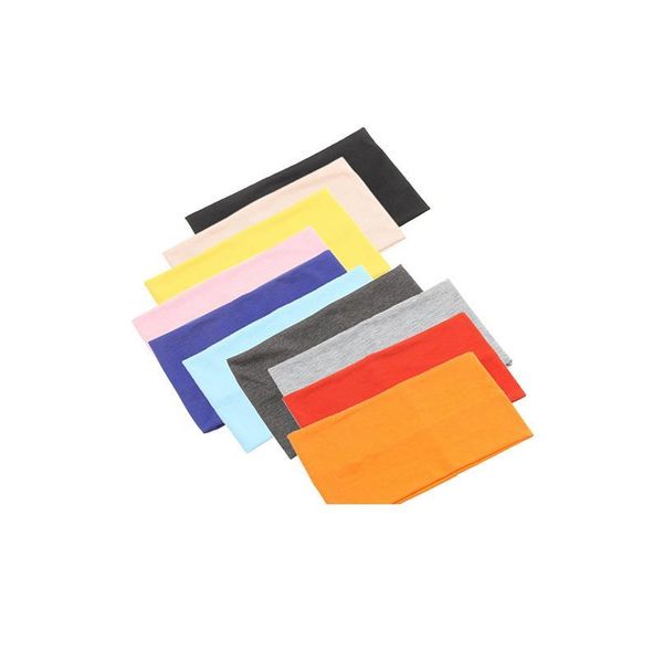 

women candy color wide yoga headband stretch hairband elastic running yoga hair bands turban head wrap scarf hair acc jlldwf