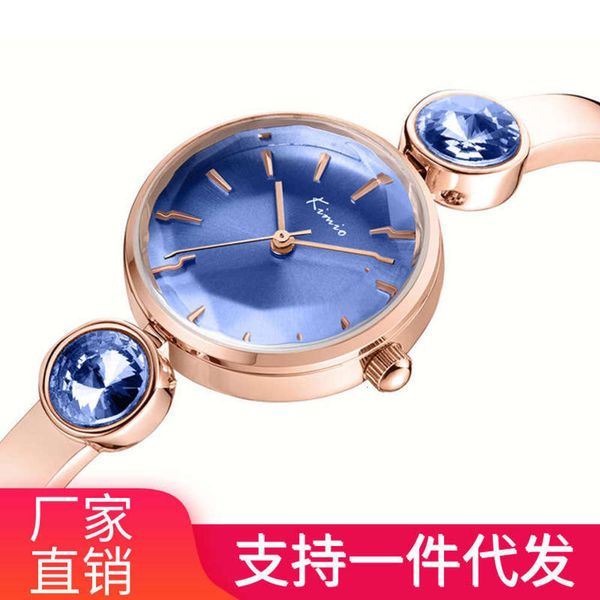 

jinmio bracelet gemini simple half three-dimensional women's fashion watch 6205 l5d1, Slivery;brown