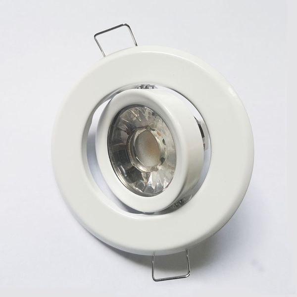 

mr16/gu10 downlight ceiling lamp holder decorative spotlight panel bracket assembly surface ring embedded shell frame